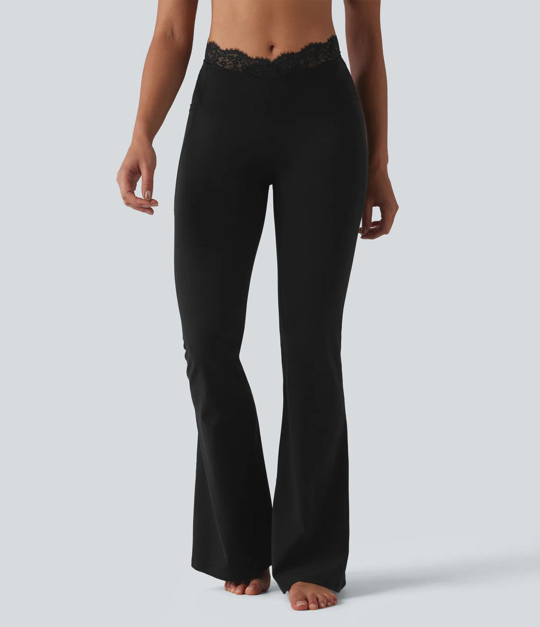 Flex Fala — Flare Legginsy | Czarne