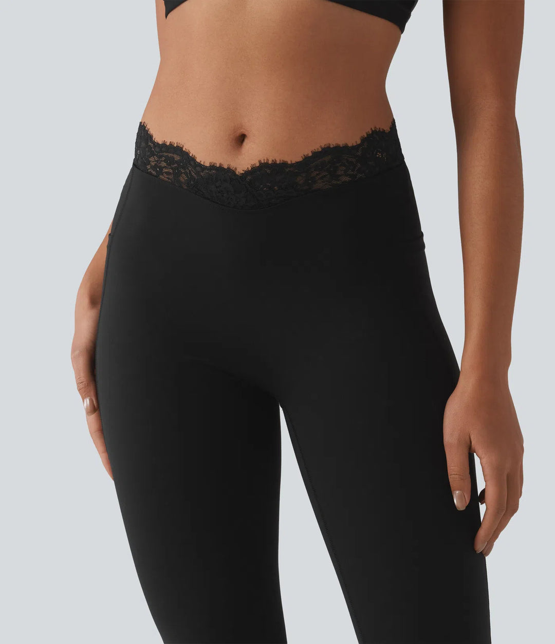 Flex Fala — Flare Legginsy | Czarne