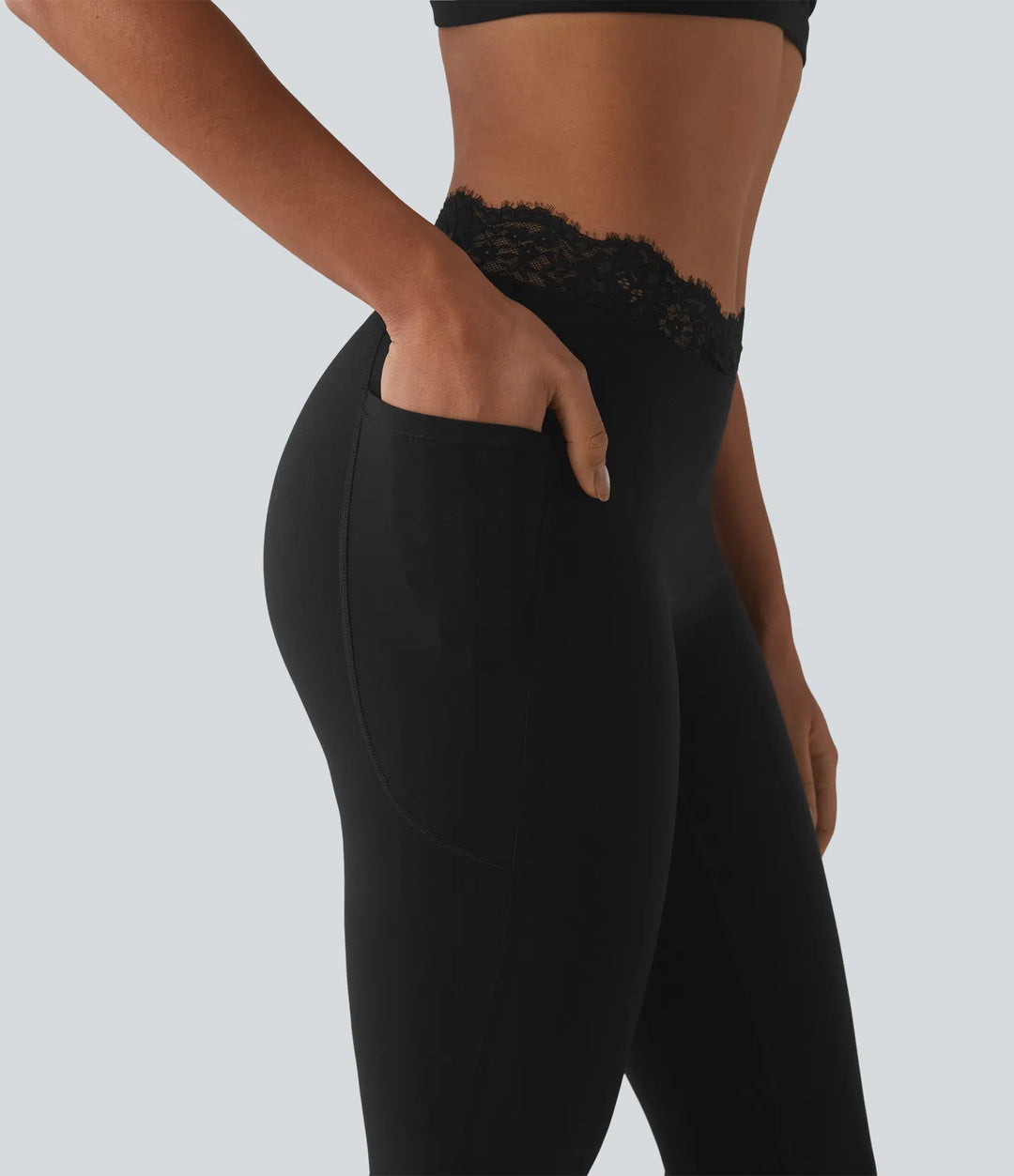 Flex Fala — Flare Legginsy | Czarne