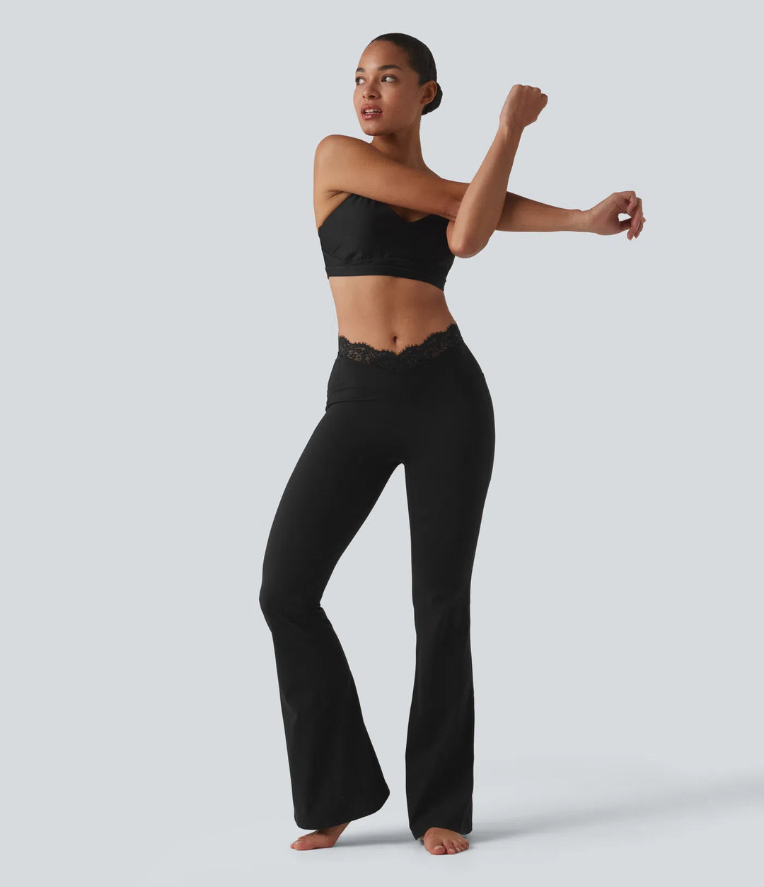 Flex Fala — Flare Legginsy | Czarne